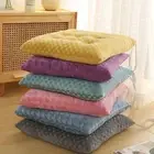 Backrest Pillow Plush Decorations Cushion Square Stool Backrest Pillow Washable