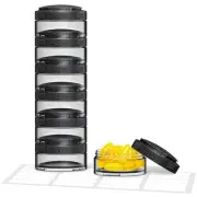 Stackable Weekly Pill Organizer for Flexible Use, Large Travel Pill Box Case ...