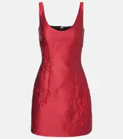 [Emilia Wickstead] Emilia Wickstead Einna jacquard minidress AU 12 red