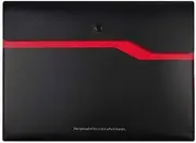 Filing Envelopes A4 File Envelope Folder Double-Layer Plastic Clip with Snap Fastener Document File Organizer for School Home Office Plastic Folders(Red)
