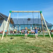 Lifespan Wesley Double Swing With Trapeze