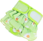 Totority Dog Sanitary Pants for Female Dogs Washable and Reusable Period Diapers Comfortable Leakproof Design for Incontinence S Stylish Print