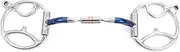 Cavalon Western D-Ring w/Hooks Sweet Iron Barrel Snaffle Bit