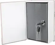 Safe Portable Hidden Storage Box for Cash Jewelry Valuables Lockable Design Blends with Bookshelves Home Decor for
