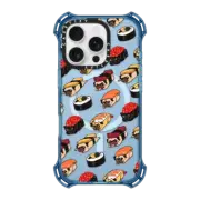 iPhone 16 Pro Bounce Case MagSafe Compatible Sushi Pug