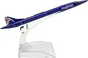 ﻿for Pepsi Concorde Diecast Aviation Alloy Aircraft Model Plane Collectible Miniature Toys16CM
