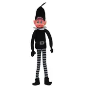 Elves Behavin Badly Elf Soft Toy with Long Legs Body Black Holiday Christmas Decoration Boy
