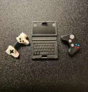 NEW LEGO Electronics Laptop And Game Controllers For Minifigures
