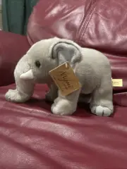 Aurora Miyoni Elephant Gray Plush Safari Stuffed Animal Toy NWT