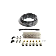 SAAS Diff Breather Kit Stainless Steel Labelled 6 Port Manifold 1/8 BSP