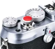 JJC Soft Release Button for Fujifilm Fuji X100V Sony RX10 IV III II GR Red