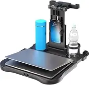 Car Backseat Tray Table, Foldable Heavy Duty Seat Back Laptop Desk with Phone Holder for Car Travel, Auto Back Seat Organizer Tray Eating Food Tray for Dining Studying