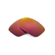 Walleva Fire Red Non-Polarized Replacement Lenses for Oakley TwoFace (OO9189)
