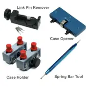 Watch Repair tool Kit Case Opener Holder band Link Pin Remover Spring Bar Tools