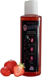 PUM PUM PURE Feminine Wash for Women Strawberry Scent– pH Balance, Vaginal Moisturizer, Essential Oil Yoni Gel, Organic Cleanser for Freshness & Irritation Relief