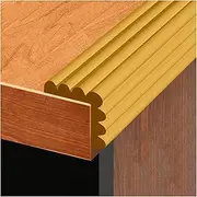 Corner Protectors，Foam Edge Protectors， Proof Corners and Edges Bumper, Proofing Protector Guards with Double-Sided Tape, Table Fireplace Countertop Corner Cushion(Woody,1pcs)