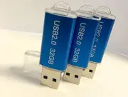 New 32GB 32G USB 2.0 Memory Stick Flash Mini Thumb Drive BLUE USA SELLER!
