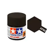 Tamiya 10ml Acrylic Paint Mini XF-85 Rubber Black 81785