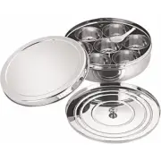 Neelam Stainless Steel Spice Box Masala Dabba Kitchen Storage Organize Spices