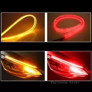 2X Red 30cm Car Flexible Tube LED Strip Daytime Runnning DRL Light Headlight