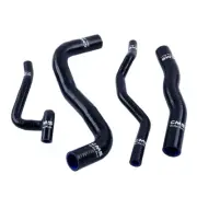 Silicone Radiator Heater Hose Kit for Mitsubishi FTO GR GPX 2.0L 6A12 AT Black