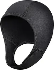 Neoprene Diving Hood Thermal Wetsuit Hood Comfortable Keep Warm Surf Beanie Swim Cap for Men Women Vacation Sailing