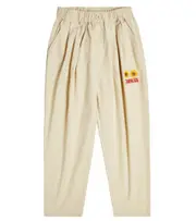 [Jellymallow] Jellymallow Tournesol embroidered cotton pants Y 12 beige