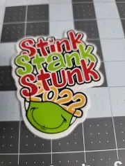 2022 GRINCH STINK STANK STUNK ORNAMENT CHRISTMAS MASK ST5