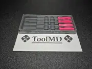 Snap-on Tools USA NEW 4pc PINK Mini Hard Handle LONG Pick Awl Set ASAL204BPM