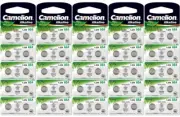 50 Camelion AG4 LR626 377 376 G4A LR66 L626 GP7 Alkaline Button Cell Battery