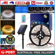 5M 280LED Solar Powered Strip Light IP65 Waterproof Outdoor Garden String Light
