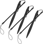 COHEALI 3pcs Touchscreen Stylus Pen with Lanyard Rope Compatible with Capacitive and Resistive Screens Ideal for Drawing and Writing on Tablets Smartphones Black