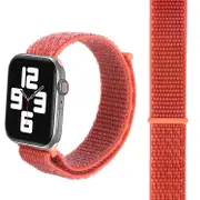 For Apple Watch Series 6,44-mm Case,Nylon Watch Band,Fastener,Apricot