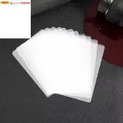 200Pcs Transparent Lamination Film Thermal Laminating Sheets Photo Storage Plast