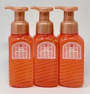 3 BATH & BODY WORKS SNOWY PEACH BERRY GENTLE CLEAN FOAMING HAND SOAP WASH PUMP