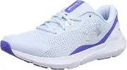 [Under Armour] Girls Surge 3 Running Shoe, (400) Oxford Blue/White/Iridescent, 5.5 Big Kid