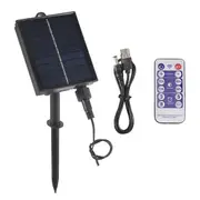 1200mAh Solar Panel Control Box Kits Lithium Battery Panel for 3.7V 24V LED String Strip Lamp DC Cha