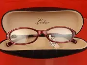 NIB JUDITH LEIBER JL1572A 06 RUBY CRYSTALS METAL FRAME READING GLASSES +1.00