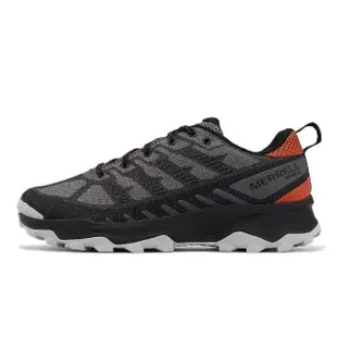 【MERRELL】登山鞋 Speed ECO WP 男鞋 灰 黑 戶外 防水 健行 溯溪 耐磨 抓地(ML036999)