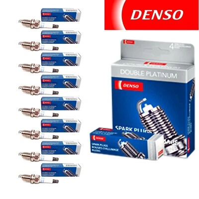 8 Pack Spark Plugs Denso Double Platinum for 1990-1994 LEXUS LS400 V8-4.0L (for: Lexus)