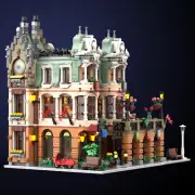 MOC Build: Garden Palace Restaurant with Interior Modular Building 4552