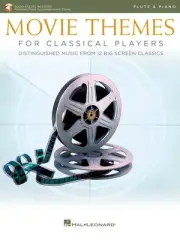 Movie Themes for Classical Players Flute Solo & Piano Sheet Music Book & Audio