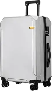 [ZHQNYZQ] Travel Gear Hard Shell Suitcase with 360° Swivel Wheels Carry On Luggage Large-Capacity Storage Portable Travel Trolley Case Aluminum Frame New