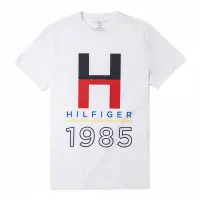 在飛比找Yahoo奇摩購物中心優惠-Tommy Hilfiger 熱銷印刷大H文字圖案短袖T恤-