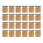 960pc Topchef Square Air Fryer Liner Set Perforated Baking Paper 23cm Brown
