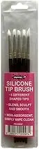ICKYSTICKY Silicone TIP Brushes 5PK Silicone Shaper Brushes Pen for Polymer Clay Pottery Modeling Sculpture Decals Adhesives GlueNail Art