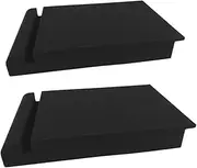 SECFOU 2 Sets Speaker Shockproof Cushion Pad Sound Isolation Sponge for Audio Speakers Efficient Vibration Absorption Durable Shockproof Design Optimal Audio Performance