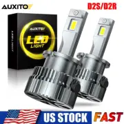 2x D2S D2R LED Headlight Bulb 100W 6000K High Low Beam HID Xenon Conversion Kit