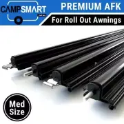 Caravan Anti Flap Kit Medium Black for Roll Out Awning 2.2-2.3m Heavy Duty AFK