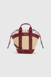 Harper Small Tote Natural/Syrah